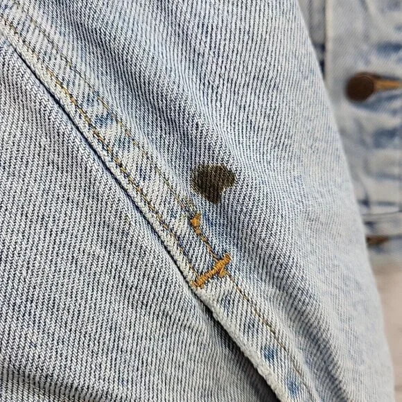 Vintage 90s Levis 70507 Jean Jacket Mens M Denim Classic Fit Trucker Flawed